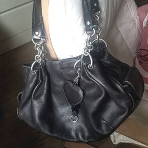 Authentic Juicy Couture all leather shoulder bag